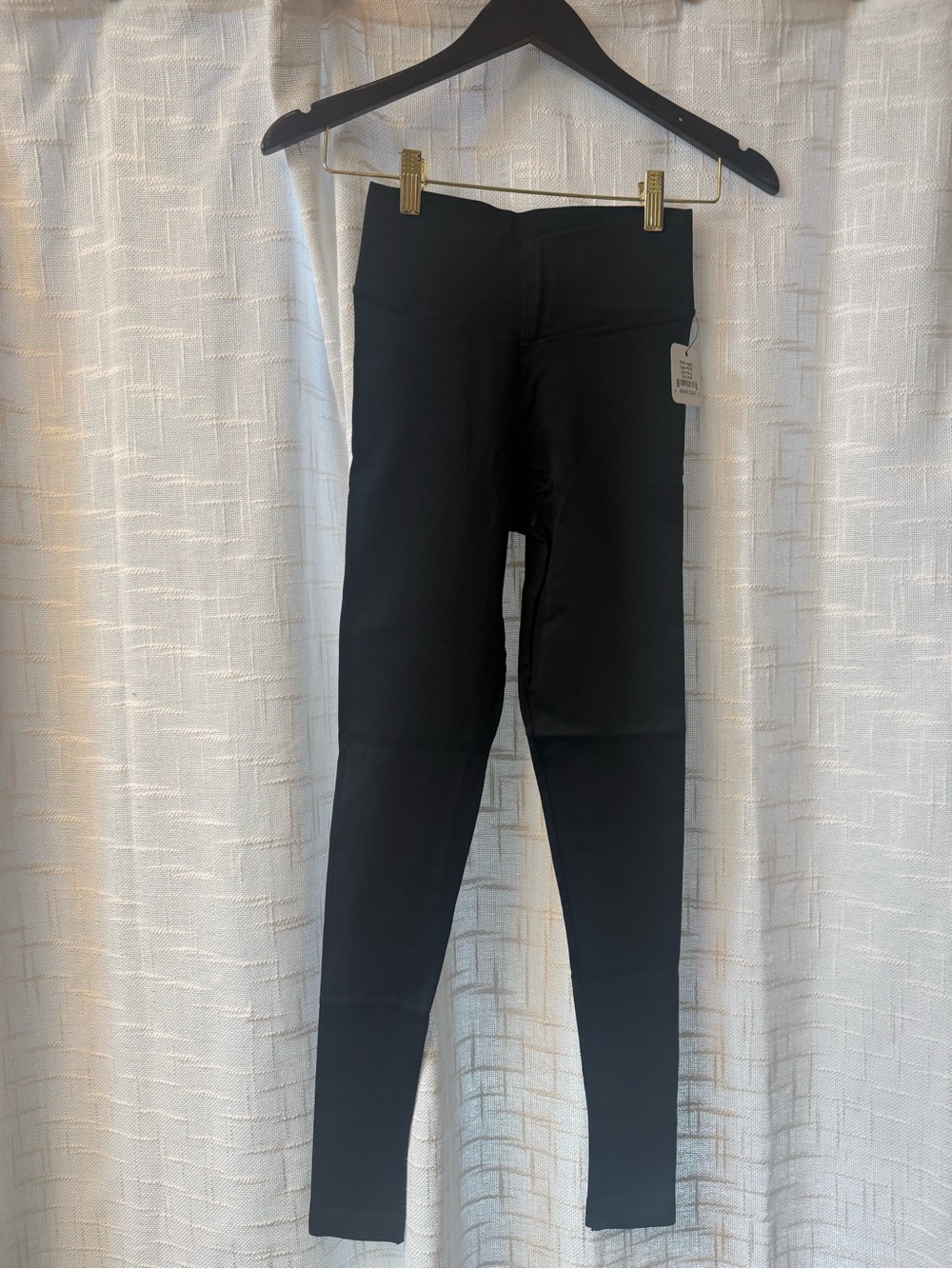 High-Rise Black Women's Leggings - Brand Unspecified